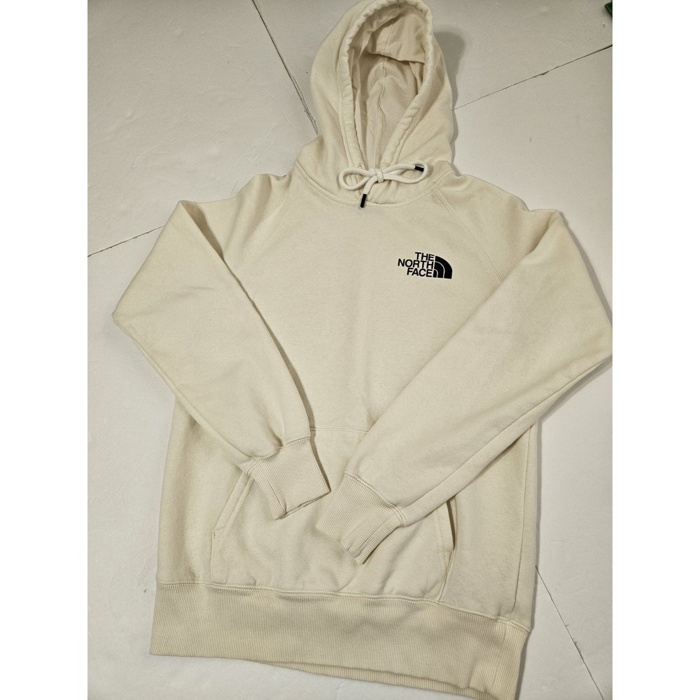 The North Face Women's Box NSE Pullover Hoodie White/Beige X Small Fall Sweater